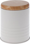 Storage Tin With Wooden Lid Assorted
