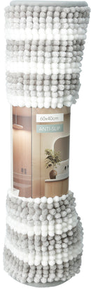 Chenille Bath Mat 40cm x 60cm - Assorted Stripe Patterns