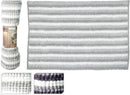 Chenille Bath Mat 40cm x 60cm - Assorted Stripe Patterns