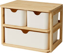 Bamboo 3 Drawer Organiser