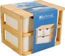 Bamboo 3 Drawer Organiser