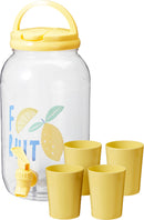 Plastic Drinks Dispenser With Cups