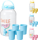 Plastic Drinks Dispenser With Cups