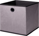 Suede Cube Storage Box Assorted