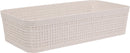 Rattan Effect Storage Basket 2 Pack - Medium