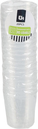 Reusable Plastic Shot Glass 20 Pack