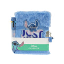 Disney Stitch Fluffy Notebook & Pen