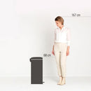 Brabantia 30L Newlcon Pedal Bin - Platinum