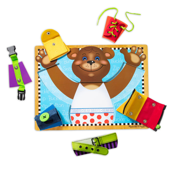 Melissa & Doug Wooden Basic Skills Board