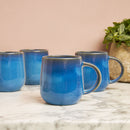 Reactive Glaze Blue Mug