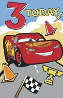 Age 3 Birthday Card Cars Movie