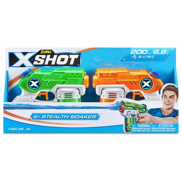 X Shot Stealth Soaker Water Blaster 2 Pack