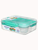 Sistema To Go 1.65L Bento Lunch Box With Yoghurt Pot  - Mint