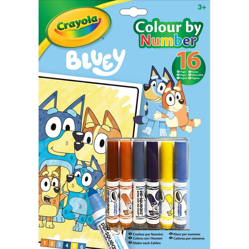 Colour By Number Bluey