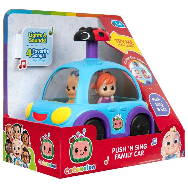 CoComelon Push 'N Sing Family Car