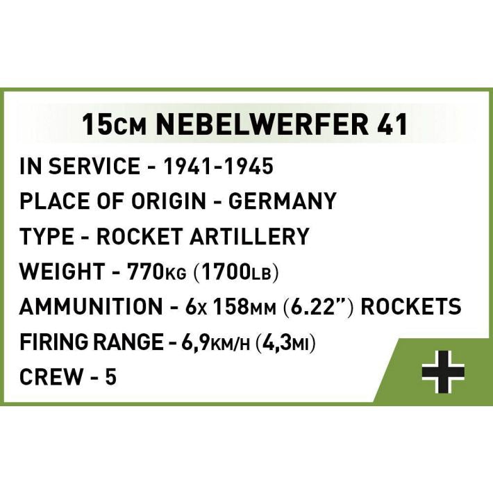 Cobi World War II Nebelwerfer 41