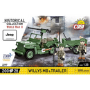 Cobi Medical Willys MB Jeep & Trailer