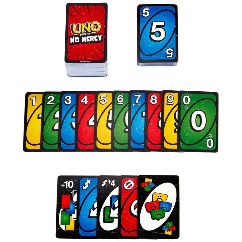 Luno Family U Card No Mercy No Mercy +10 +6 Wild Color Roulette Reverse  Draw Etc
