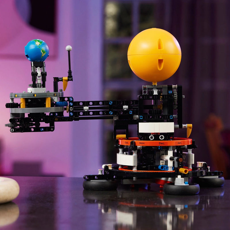 LEGO Technic Space Planet Earth and Moon in Orbit