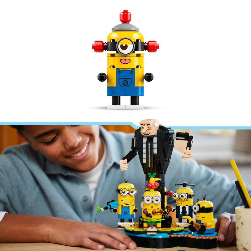 LEGO Despicable Me 4 Brick-Built Gru and Minions