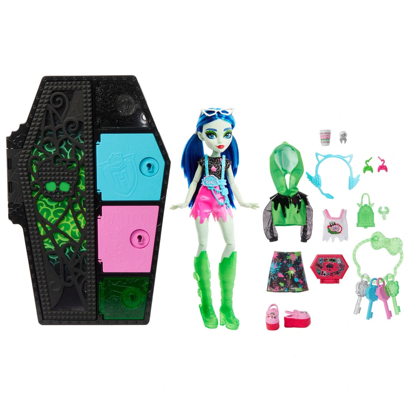 Monster High Skulltimate Secrets Neon Frights Doll - Ghoulia Yelps