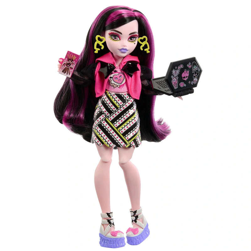 Monster High Skulltimate Secrets Neon Frights Doll - Draculaura