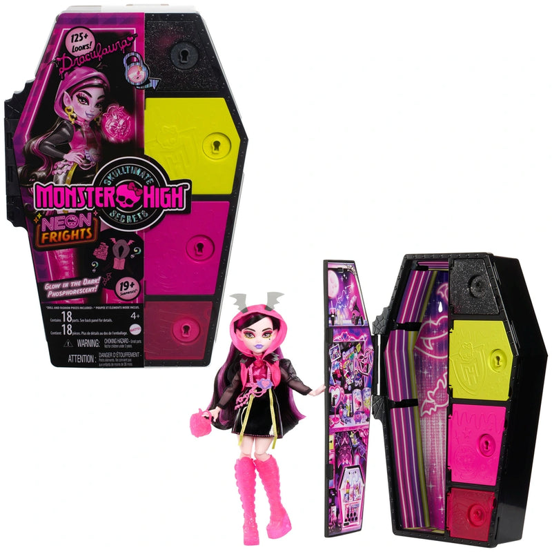 Monster High Skulltimate Secrets Neon Frights Doll - Draculaura