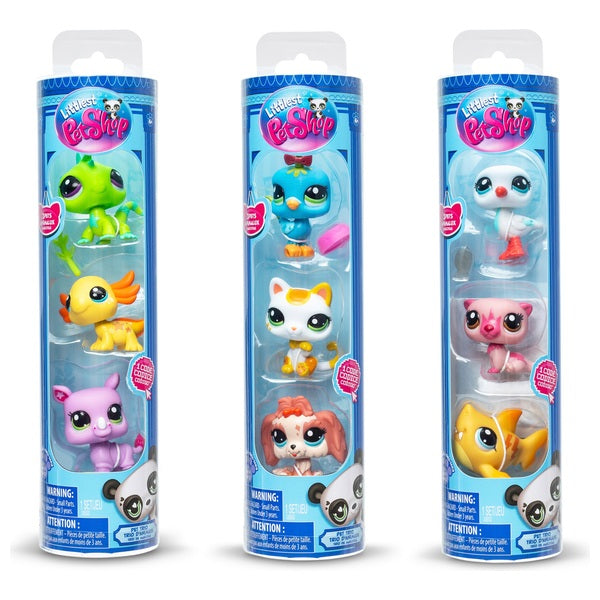 Littlest Pet Shop Pet Trio Tube Assorted