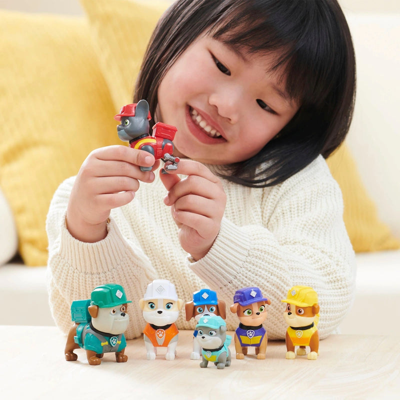 Paw Patrol Rubble and Crew Construction Family Figure Pack