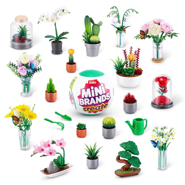 5 Surprise Mini Brands Create Garden Capsule