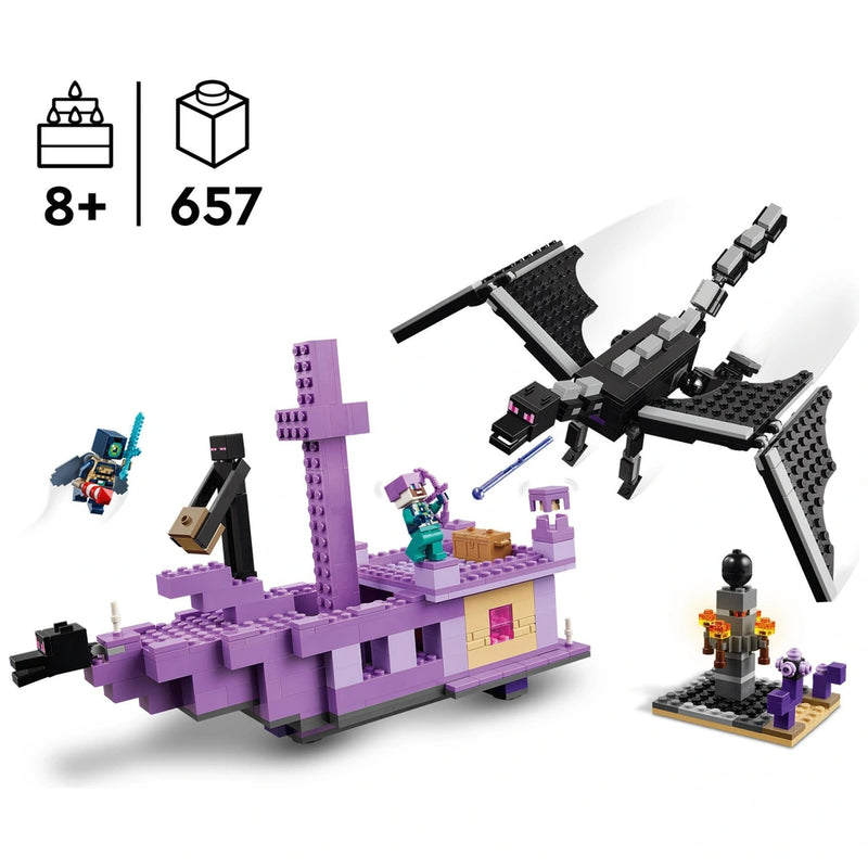 LEGO Minecraft The Ender Dragon and End Ship