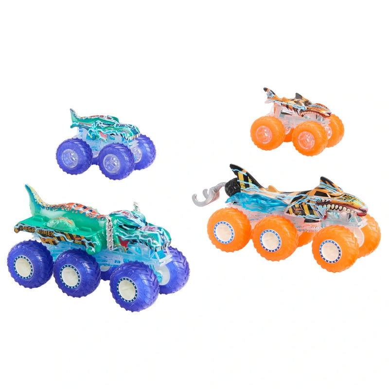 Hot Wheels Monster Trucks Power Smashers Big Rig and Truck Multipack