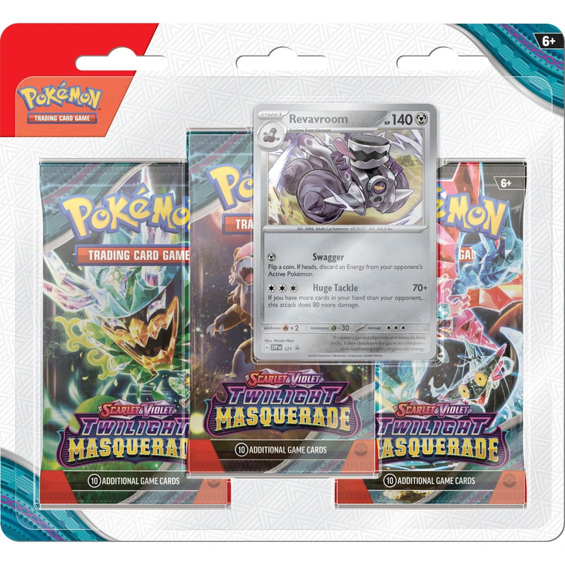 Pokemon Scarlet & Violet Twilight Masquerade Booster 3 Pack