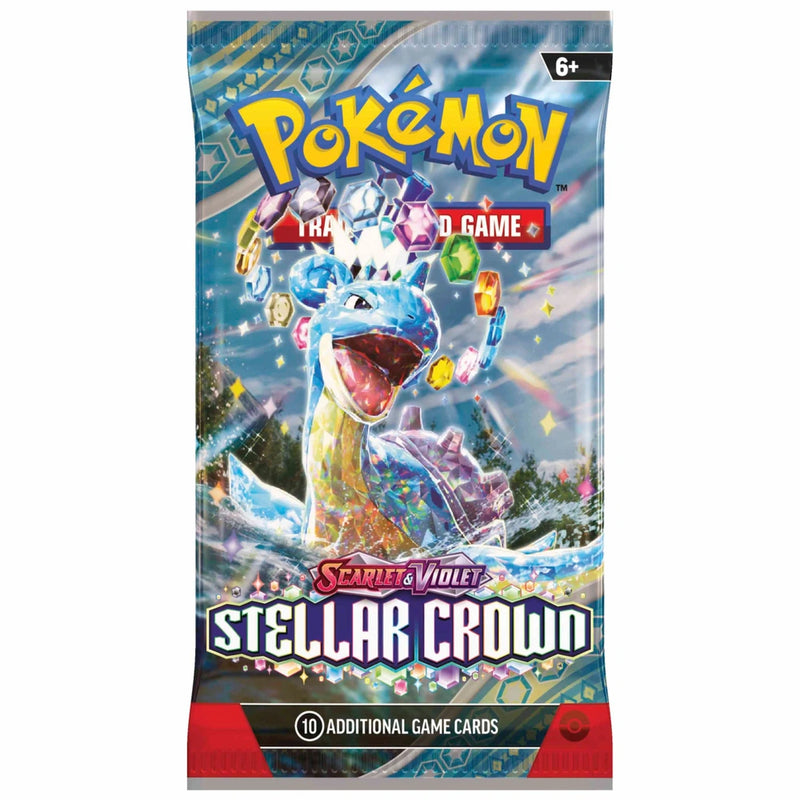 Pokemon Scarlet & Violet Stellar Crown Booster Pack JAC Stores IOM Pokemon Scarlet & Violet Stellar Crown Booster Pack JAC Stores IOM