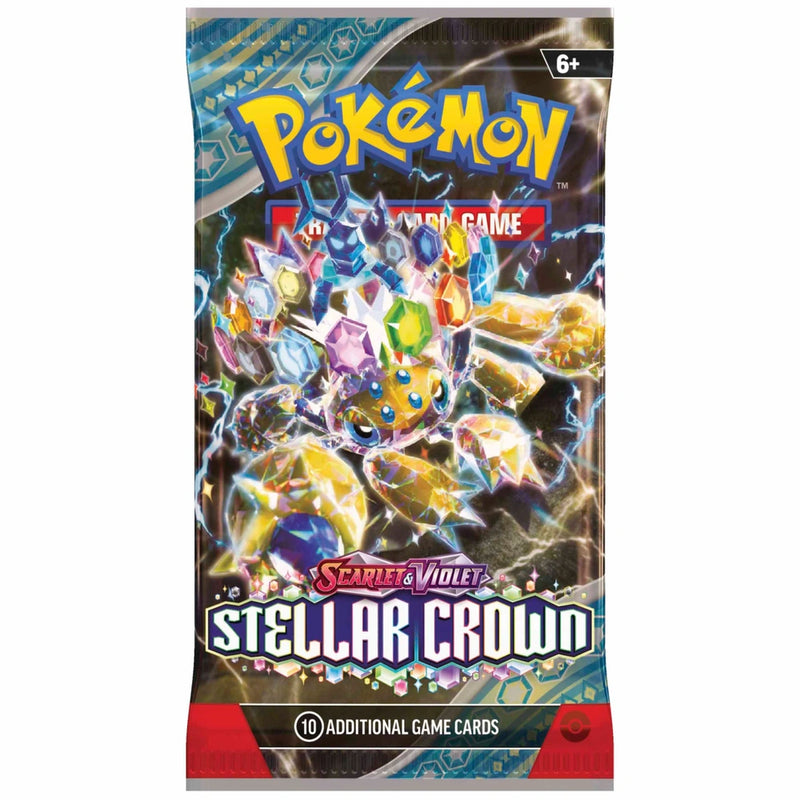 Pokemon Scarlet & Violet Stellar Crown Booster Pack JAC Stores IOM Pokemon Scarlet & Violet Stellar Crown Booster Pack JAC Stores IOM
