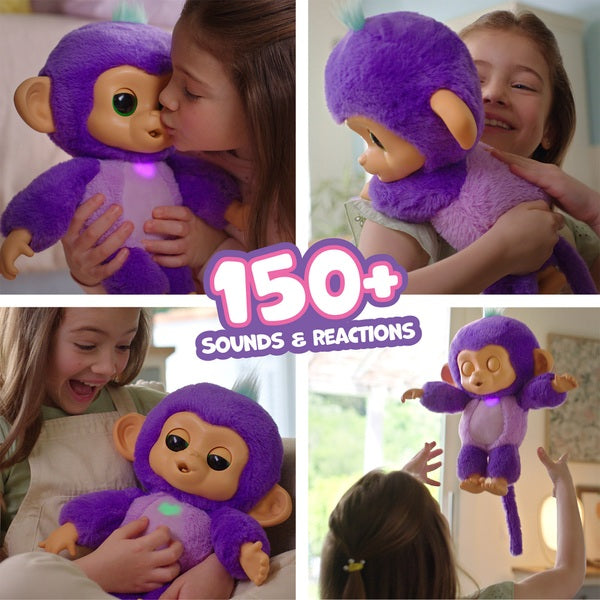 Fingerlings Care n' Cuddles Interactive Baby Monkey