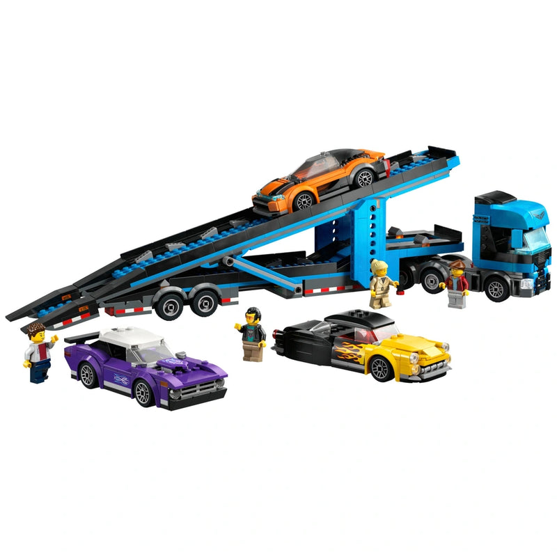 LEGO City Car Transporter Truck with Sports Cars