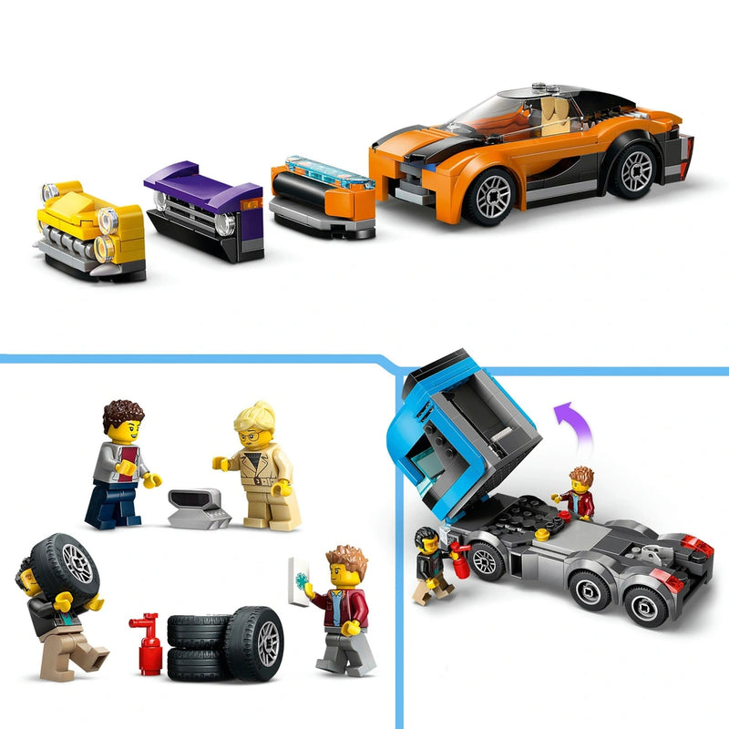 LEGO City Car Transporter Truck with Sports Cars