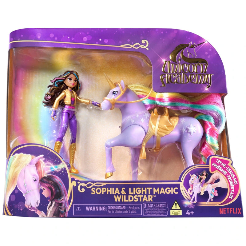 Unicorn Academy Sophia & Light Magic Wildstar Set