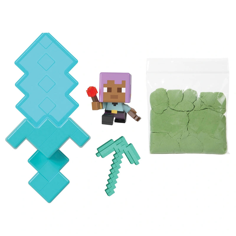Mini Mining Assortment Minecraft Mini Mode Mining Set Assortment – JAC Stores IOM