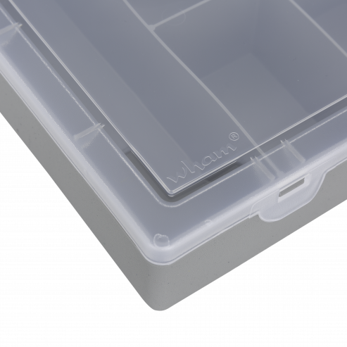 Organiser 29cm With 8 Divisions - Soft Grey/Clear