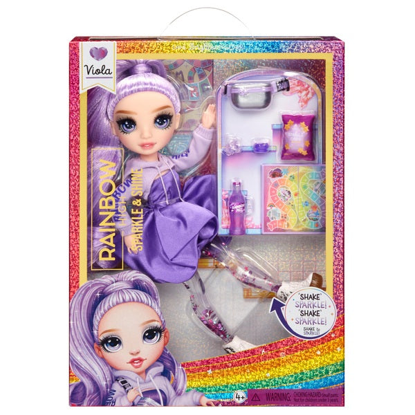 Rainbow High Sparkle & Shine Viola Purple Fashion Doll