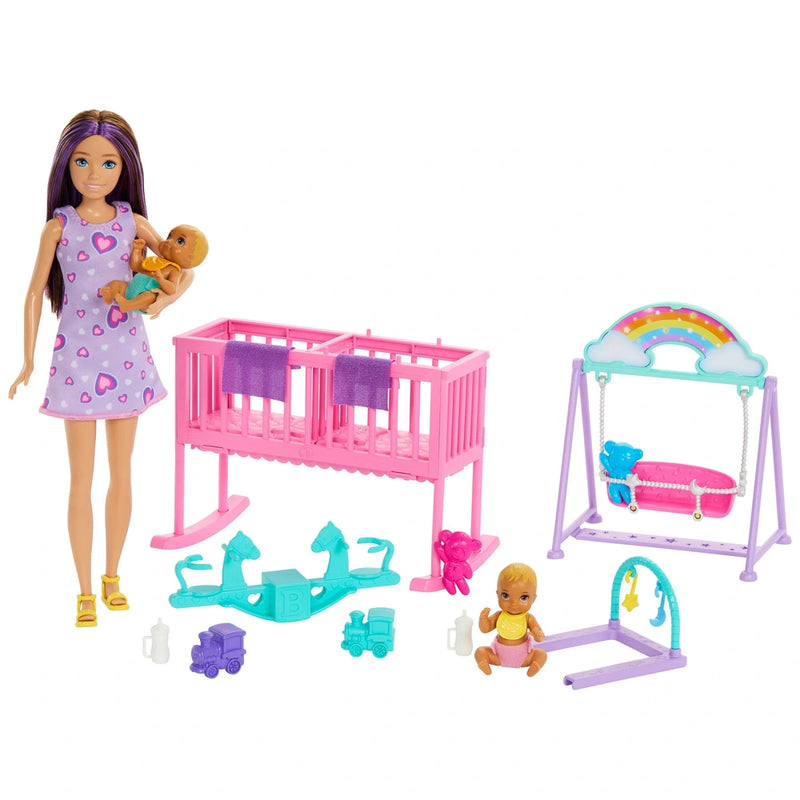 Barbie Skipper Babysitter Doll and Nursery Playset