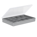 13 Division Organiser Box 29cm - Grey/Clear