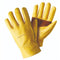 Ultimate Golden Leather Gardening Gloves - Large
