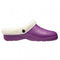 Lilac Comfi Fleece Lined Clogs - Size 5