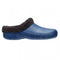 Navy Comfi Fleece Lined Clogs - Size 7