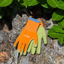 Kids Junior Diggers Orange & Green Gardening Gloves