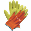 Kids Junior Diggers Orange & Green Gardening Gloves