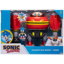 Sonic the Hedgehog Deluxe 23cm Hammer Egg Robot and Sonic Figure